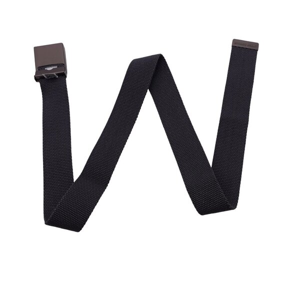 Under Armour Webbed Belt OSFM Gray Woven Canvas Military Style Adjustable Clasp - Picture 7 of 9